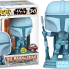 The Amazing Collectables Funko Pop! Star Wars: The Mandalorian - The Mandalorian Hologram Glow In The Dark #345