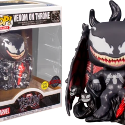 The Amazing Collectables Funko Pop! Venom - Venom On Throne Glow In The Dark Deluxe #965