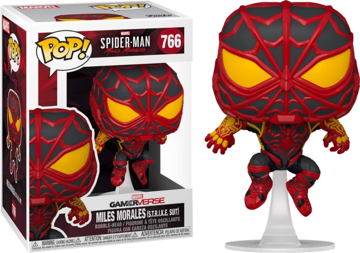 The Amazing Collectables Funko Pop! Marvel’s Spider-Man: Miles Morales - Miles Morales In S.T.R.I.K.E. Suit #766 3 The Amazing Collectables Funko Pop! Marvel’s Spider-Man: Miles Morales - Miles Morales In S.T.R.I.K.E. Suit #766
