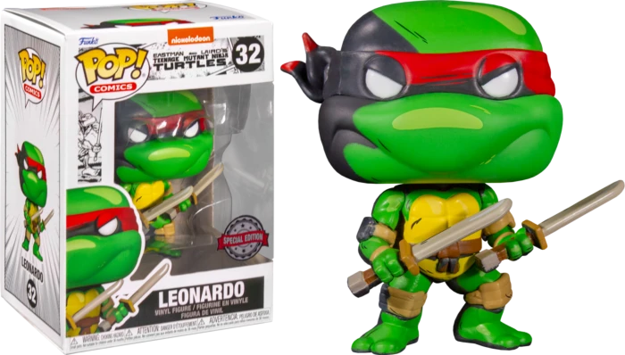 The Amazing Collectables Funko Pop! Teenage Mutant Ninja Turtles (1984) - Leonardo Comic #32 - Chase Chance 3 The Amazing Collectables Funko Pop! Teenage Mutant Ninja Turtles (1984) - Leonardo Comic #32 - Chase Chance