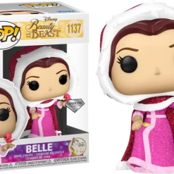 The Amazing Collectables Funko Pop! Beauty And The Beast - Belle With Winter Cloak Diamond Glitter 30th Anniversary #1137