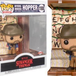 The Amazing Collectables Funko Pop! Stranger Things - Hopper In Byers House Deluxe Build-A-Scene #1188