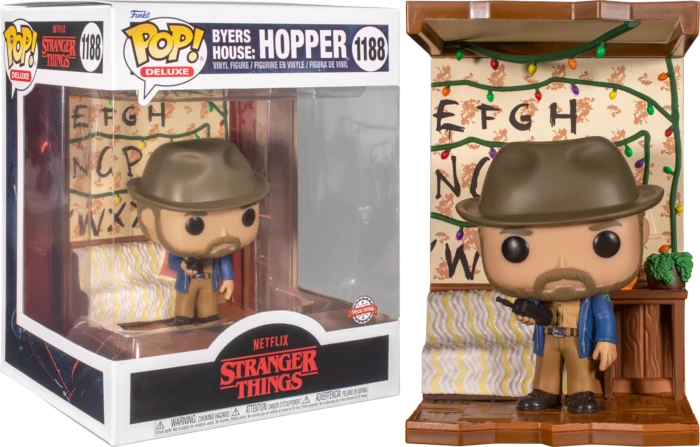 The Amazing Collectables Funko Pop! Stranger Things - Hopper In Byers House Deluxe Build-A-Scene #1188 3 The Amazing Collectables Funko Pop! Stranger Things - Hopper In Byers House Deluxe Build-A-Scene #1188