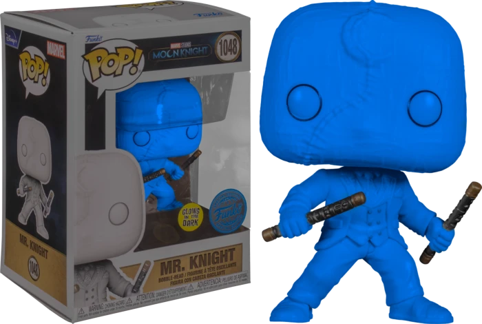 The Amazing Collectables Funko Pop! Moon Knight (2022) - Mr. Knight Glow In The Dark #1048 3 The Amazing Collectables Funko Pop! Moon Knight (2022) - Mr. Knight Glow In The Dark #1048