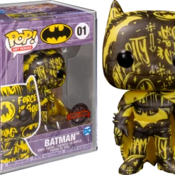 The Amazing Collectables Funko Pop! Batman - Batman Black & Yellow Artist Series With Pop! Protector #01 Latest Additions