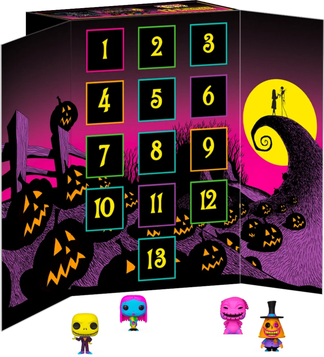 The Amazing Collectables Funko Pop! The Nightmare Before Christmas - 13 Day Pocket Pop! Vinyl Countdown Calendar Blacklight ✨ 4 The Amazing Collectables Funko Pop! The Nightmare Before Christmas - 13 Day Pocket Pop! Vinyl Countdown Calendar Blacklight ✨