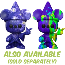 The Amazing Collectables Funko Pop! Fantasia - Sorcerer Mickey Blue Artist Series 80th Anniversary With Pop! Protector #14
