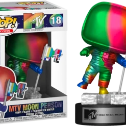 The Amazing Collectables Funko Pop! MTV - Moon Person Rainbow Metallic #18