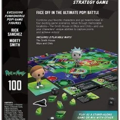 The Amazing Collectables Funkoverse - Rick And Morty - Rick & Morty Pop! - Strategy Game 2-Pack Animation