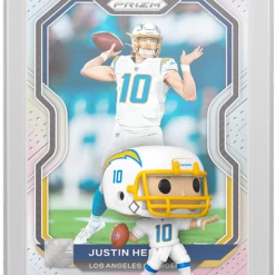 The Amazing Collectables Sports Funko Pop! Trading Cards - NFL Football - Justin Herbert Los Angeles Chargers With Protector Case #08