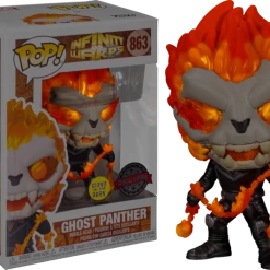 The Amazing Collectables Funko Pop! Infinity Warps - Ghost Panther Glow In The Dark #863 Latest Additions