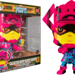 The Amazing Collectables Funko Pop! Fantastic Four - Galactus With Silver Surfer Blacklight 10" #809