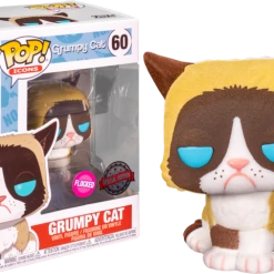 The Amazing Collectables Funko Pop! Grumpy Cat - Grumpy Cat Flocked #60 Icons