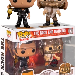 The Amazing Collectables Funko Pop! WWE - The Rock Vs Mankind - 2-Pack Sports