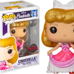 The Amazing Collectables Funko Pop! Cinderella - Cinderella In Pink Dress Diamond Glitter #738