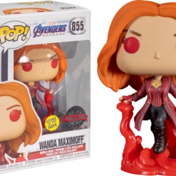 The Amazing Collectables Funko Pop! Avengers 4: Endgame - Wanda Maximoff Glow In The Dark #855 Latest Additions