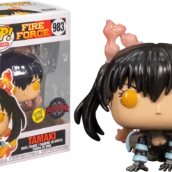 The Amazing Collectables Funko Pop! Fire Force - Tamaki With Fire Glow In The Dark #983 Animation