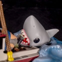 The Amazing Collectables Funko Pop! Jaws - Great White Shark Eating Quint & Orca Boat Movie Moments #1145 Movies