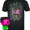 The Amazing Collectables Funko Pop! What If… - Infinity Killmonger Blacklight - Vinyl Figure & T-Shirt Box Set