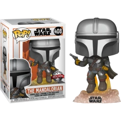 The Amazing Collectables Funko Pop! Star Wars: The Mandalorian - The Mandalorian With Jetpack #408