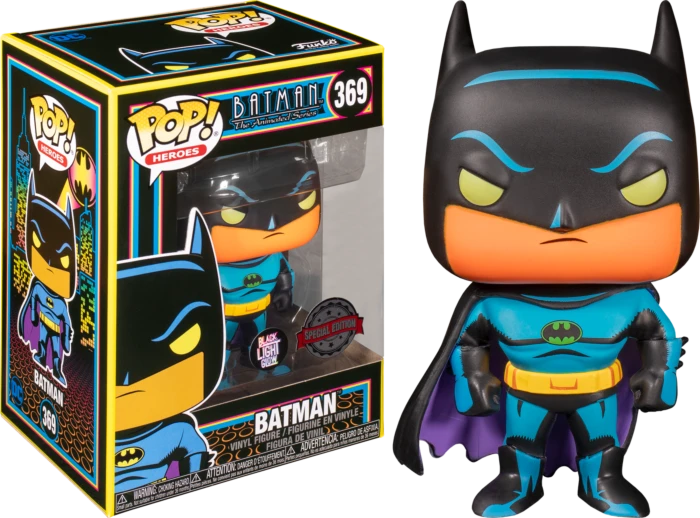 The Amazing Collectables Funko Pop! Batman: The Animated Series - Blacklight - Bundle (Set Of 3) 4 The Amazing Collectables Funko Pop! Batman: The Animated Series - Blacklight - Bundle (Set Of 3)