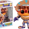 The Amazing Collectables Funko Pop! Crash Bandicoot 4: It's About Time - Crash Bandicoot With Mask Armour #841 (2021 Summer Convention Exclusive)