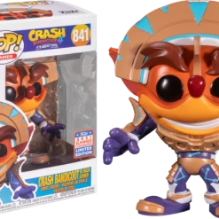 The Amazing Collectables Funko Pop! Crash Bandicoot 4: It's About Time - Crash Bandicoot With Mask Armour #841 (2021 Summer Convention Exclusive)