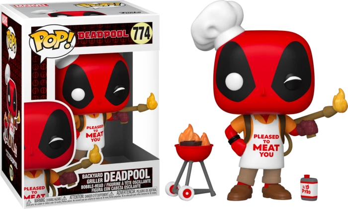 The Amazing Collectables Latest Additions Funko Pop! Deadpool - Backyard Griller Deadpool 30th Anniversary #774 3 The Amazing Collectables Latest Additions Funko Pop! Deadpool - Backyard Griller Deadpool 30th Anniversary #774