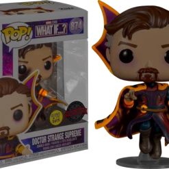 The Amazing Collectables Funko Pop! Marvel: What If… - Doctor Strange Supreme Glow In The Dark #874