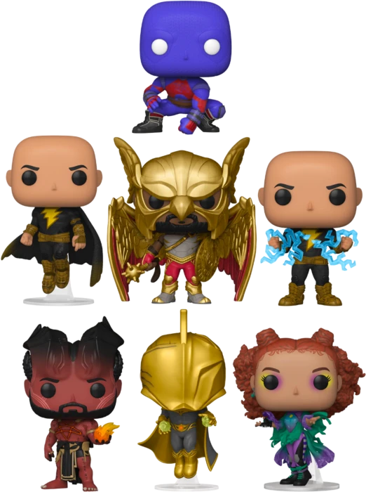 The Amazing Collectables Funko Pop! Black Adam (2022) - Black Is Back - Bundle (Set Of 7) 3 The Amazing Collectables Funko Pop! Black Adam (2022) - Black Is Back - Bundle (Set Of 7)