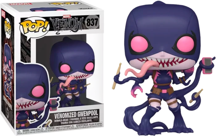 The Amazing Collectables Funko Pop! Venom - Venomized Gwenpool #837 3 The Amazing Collectables Funko Pop! Venom - Venomized Gwenpool #837
