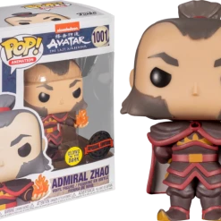 The Amazing Collectables Animation Funko Pop! Avatar: The Last Airbender - Admiral Zhao With Fireball Glow In The Dark #1001