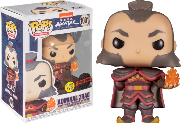 The Amazing Collectables Animation Funko Pop! Avatar: The Last Airbender - Admiral Zhao With Fireball Glow In The Dark #1001 4 The Amazing Collectables Animation Funko Pop! Avatar: The Last Airbender - Admiral Zhao With Fireball Glow In The Dark #1001