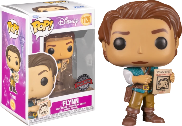 The Amazing Collectables Funko Pop! Tangled - Flynn With Wanted Poster #1126 3 The Amazing Collectables Funko Pop! Tangled - Flynn With Wanted Poster #1126