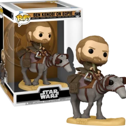 The Amazing Collectables Funko Pop! Star Wars: Obi Wan Kenobi - Ben Kenobi On Eopie Deluxe #549