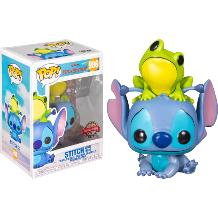 The Amazing Collectables Latest Additions Funko Pop! Lilo & Stitch - Stitch With Frog #586 3 The Amazing Collectables Latest Additions Funko Pop! Lilo & Stitch - Stitch With Frog #586