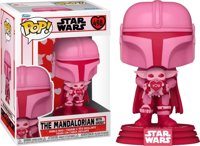 The Amazing Collectables Funko Pop! Star Wars: The Mandalorian - Luke Skywalker With Grogu Valentine's Day #498 3 The Amazing Collectables Funko Pop! Star Wars: The Mandalorian - Luke Skywalker With Grogu Valentine's Day #498