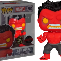 The Amazing Collectables Chase Chance! Funko Pop! Hulk - Red Hulk #854 - Chase Chance