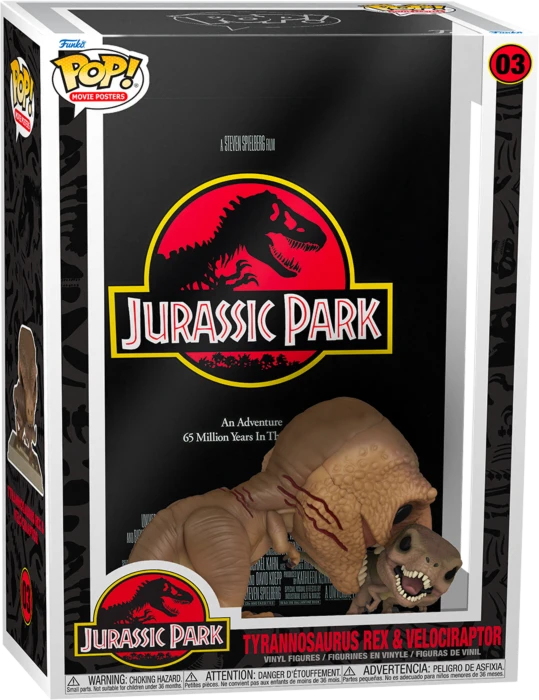The Amazing Collectables Funko Pop! Movie Posters - Jurassic Park - Tyrannosaurus Rex & Velociraptor #03 3 The Amazing Collectables Funko Pop! Movie Posters - Jurassic Park - Tyrannosaurus Rex & Velociraptor #03