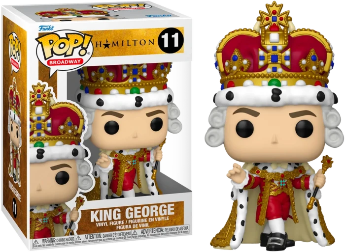 The Amazing Collectables Funko Pop! Hamilton - King George With Robe #11 3 The Amazing Collectables Funko Pop! Hamilton - King George With Robe #11