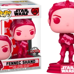 The Amazing Collectables Funko Pop! Star Wars: The Mandalorian - Fennec Shand Valentine's Day #499