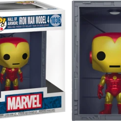 The Amazing Collectables Latest Additions Funko Pop! Iron Man: Hall Of Armor - Model 4 Metallic Deluxe #1036