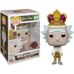 The Amazing Collectables Funko Pop! Rick And Morty - King Of S#!+ Exclusive Collector Box