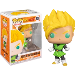 The Amazing Collectables Funko Pop! Dragon Ball Z - Super Saiyan Gohan In Green Suit #858 Animation