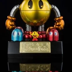 The Amazing Collectables Pac-Man - Pac-Man Chogokin 4" Die-Cast Action Figure Video Games