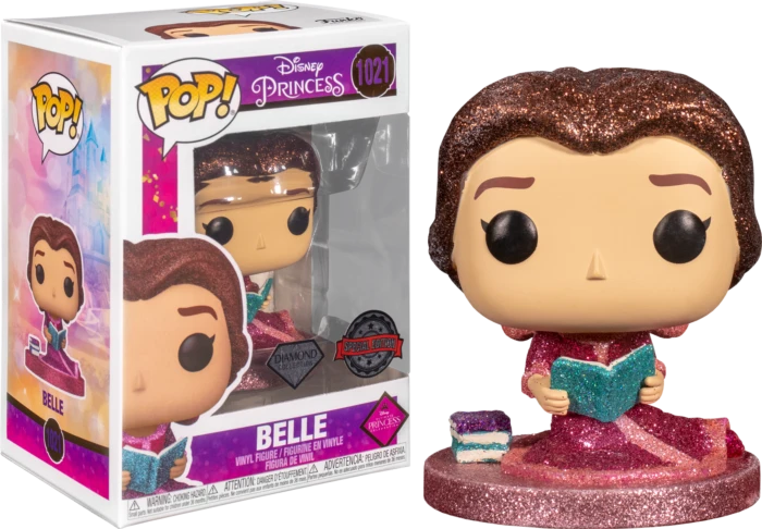 The Amazing Collectables Funko Pop! Beauty And The Beast - Belle Ultimate Disney Princess Diamond Glitter #1021 Latest Additions 3 The Amazing Collectables Funko Pop! Beauty And The Beast - Belle Ultimate Disney Princess Diamond Glitter #1021 Latest Additions
