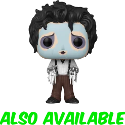 The Amazing Collectables Movies Funko Pop! Edward Scissorhands - Edward Scissorhands With Dinosaur Hedge Deluxe #985