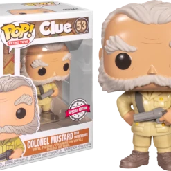 The Amazing Collectables Funko Pop! Clue - Colonel Mustard #53