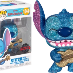 The Amazing Collectables Latest Additions Funko Pop! Lilo & Stitch - Stitch With Ukulele Diamond Glitter #1044