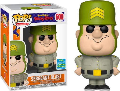 The Amazing Collectables Latest Additions Funko Pop! Wacky Races - Sergeant Blast #600 (2019 SDCC Exclusive)